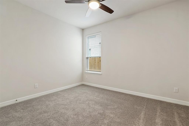 24239 Oakland Mist Ln, Katy, TX 77494 - carpeted spare room with ceiling fan and baseboards