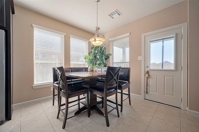 19547 Stetson Heights Ln, Richmond, TX 77407 - dining space with light tile patterned flooring