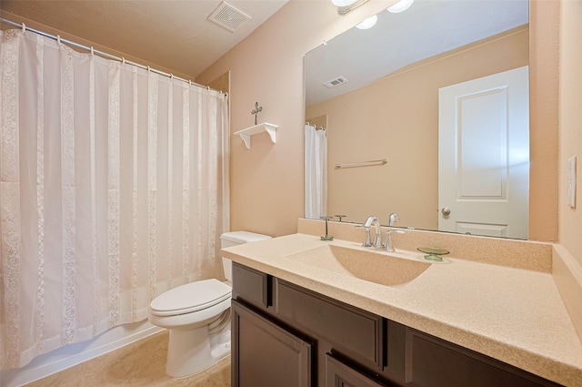 19547 Stetson Heights Ln, Richmond, TX 77407 - full bathroom with vanity and tile patterned floors