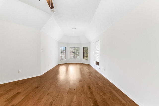 23010 Adwick Ct, Katy, TX 77450 - unfurnished living room with wood finished floors and a ceiling fan