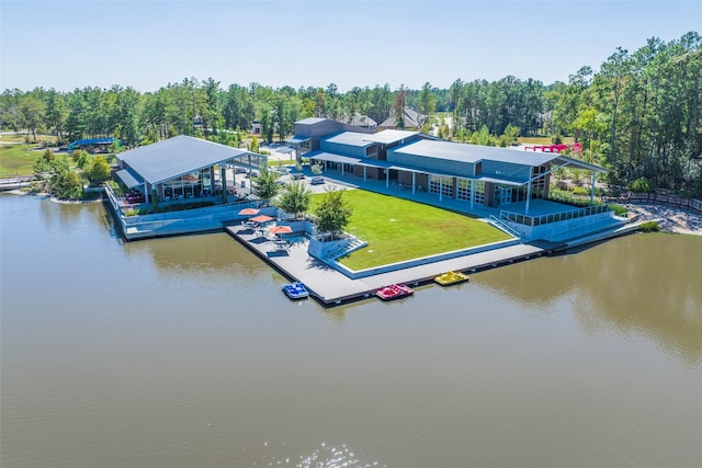 17918 Rillette Rd, Conroe, TX 77302 - drone / aerial view of a nearby body of water