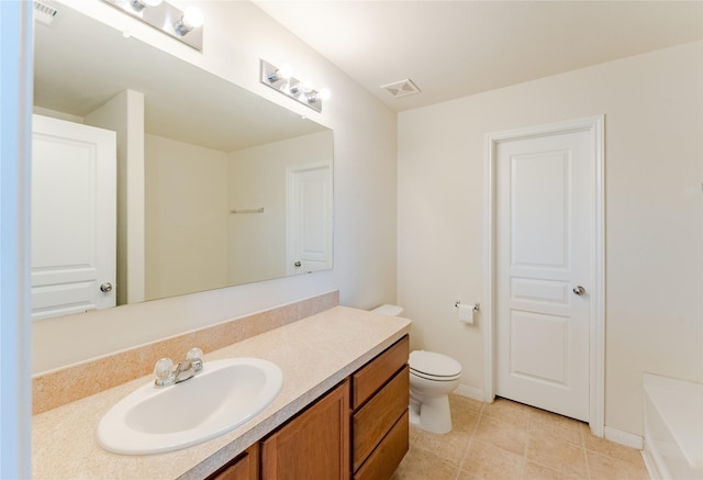 9902 Waldens Pond Ct, Houston, TX 77044 - full bathroom featuring vanity, a bathtub, and tile patterned floors