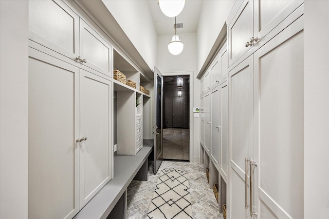 702 E 19th St, Houston, TX 77008 - mudroom with brick patterned floors