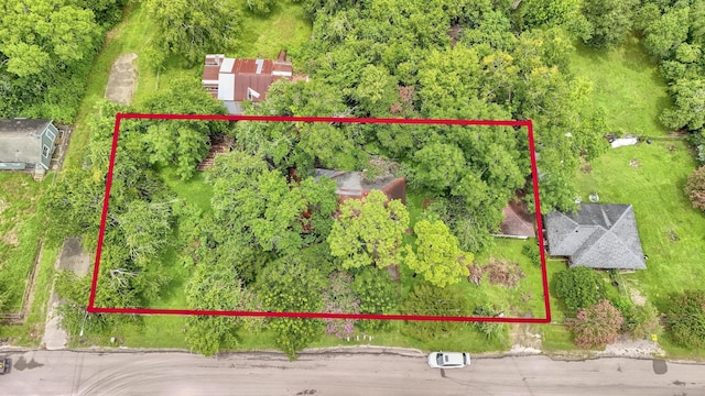 6907 Isla Rd, Brookside, TX 77581 - aerial view of property's location with property boundaries highlighted