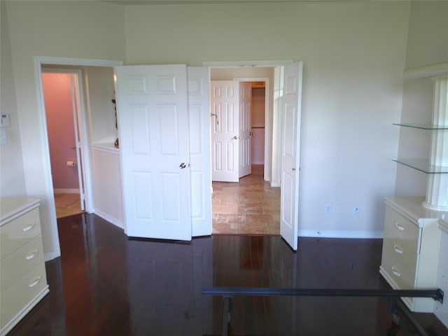 3307 Norma Ln, Pearland, TX 77584 - unfurnished bedroom with dark wood-type flooring