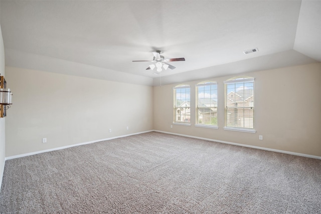1306 S Maple Dr, Katy, TX 77493 - carpeted empty room with a ceiling fan and baseboards