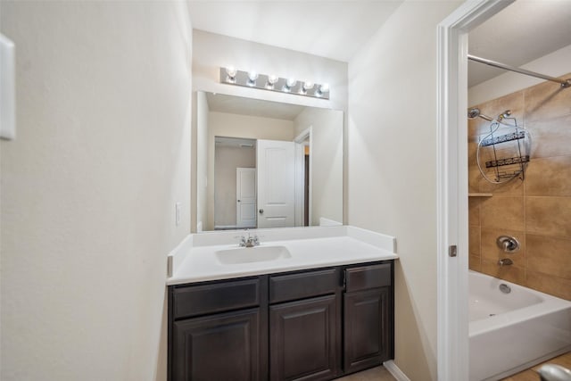 1306 S Maple Dr, Katy, TX 77493 - full bath featuring  shower combination and vanity