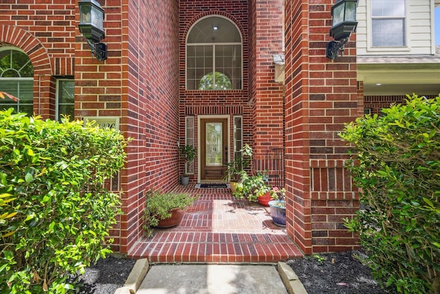17326 Mesquite Brush Ln, Houston, TX 77095 - property entrance with brick siding