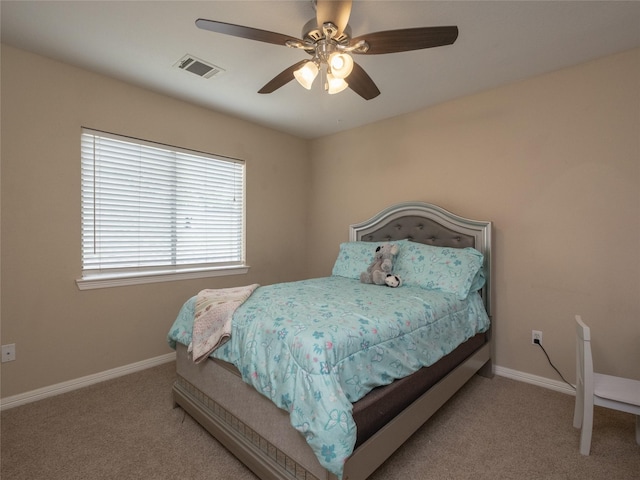 19327 Dickson Park Dr, Spring, TX 77373 - carpeted bedroom with baseboards and ceiling fan