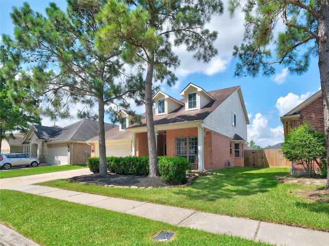 19327 Dickson Park Dr, Spring, TX 77373 - view of front of property featuring brick siding, driveway, and an attached garage