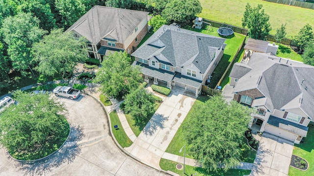 13811 Pepperstone Ln, Houston, TX 77044 - bird's eye view
