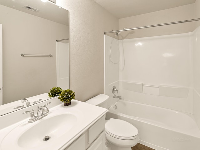 10163 Rose Willow Ln, Brookshire, TX 77423 - full bath with vanity, tub / shower combination, and a textured wall