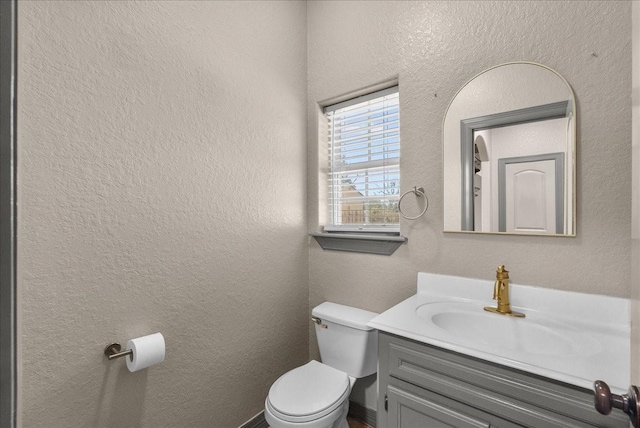 1273 County Road 201a, Angleton, TX 77515 - half bath featuring vanity and a textured wall