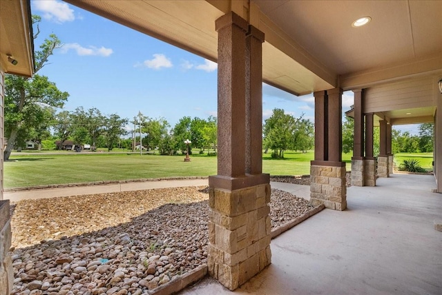 1273 County Road 201a, Angleton, TX 77515 - porch with a yard
