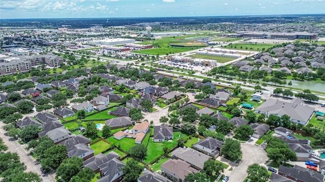 12005 Green Falls Dr, Pearland, TX 77584 - aerial view of property and surrounding area