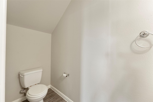 1019 Sawgrass Ridge Ln, Houston, TX 77073 - bathroom with vaulted ceiling and wood finished floors