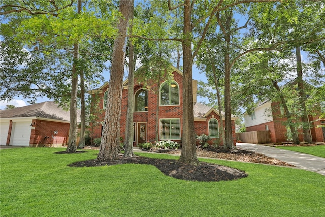 14427 Wickhurst Pl, Cypress, TX 77429 - view of front of property featuring brick siding, driveway, and a garage