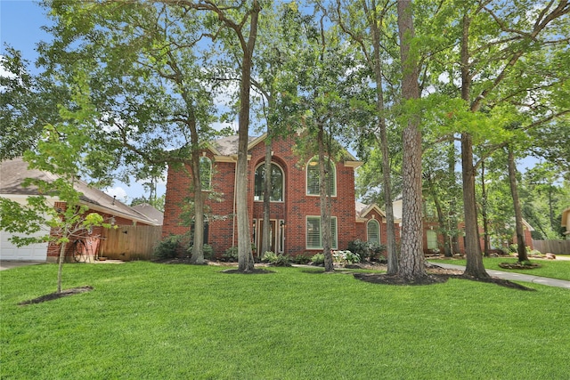 14427 Wickhurst Pl, Cypress, TX 77429 - view of front facade featuring brick siding and an attached garage