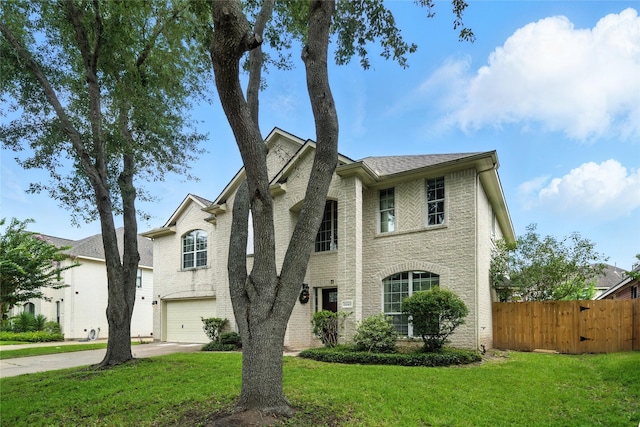 21142 Granite Trail Ln, Richmond, TX 77407 - view of front of property featuring a garage, driveway, and brick siding