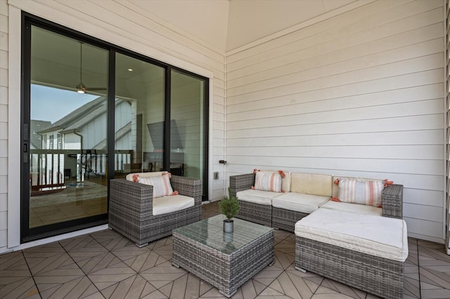 1217 Timbergrove Acres St, Houston, TX 77008 - view of patio featuring an outdoor hangout area