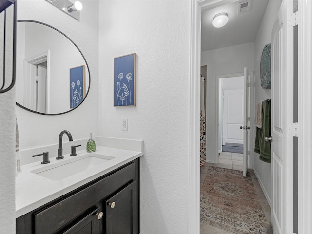 3327 Jane Way, Richmond, TX 77406 - bathroom with vanity and tile patterned flooring