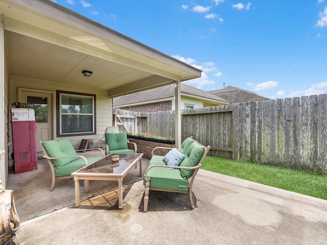 3327 Jane Way, Richmond, TX 77406 - view of patio / terrace featuring an outdoor hangout area
