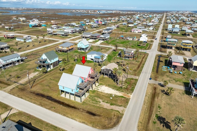 1214 Fort Velasco Dr, Surfside Beach, TX 77541 - aerial perspective of suburban area with a nearby body of water