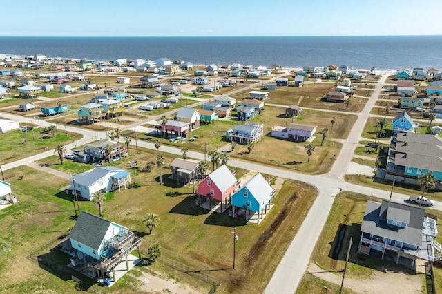 1214 Fort Velasco Dr, Surfside Beach, TX 77541 - aerial view of residential area featuring a large body of water