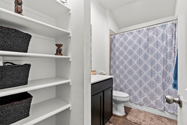 20214 Portbec Dr, New Caney, TX 77357 - bathroom featuring vanity and wood finished floors