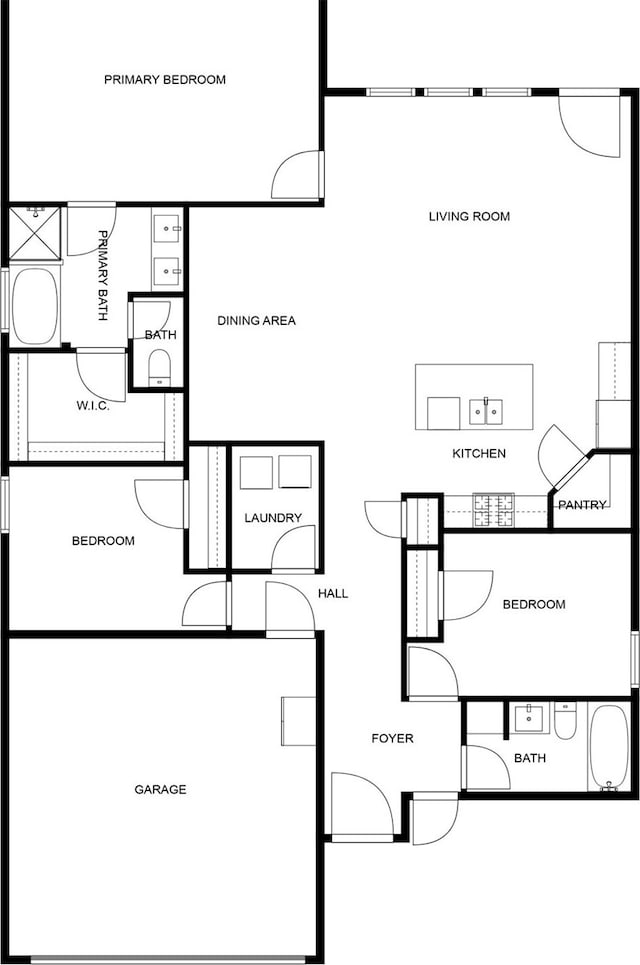 20214 Portbec Dr, New Caney, TX 77357 - view of floor plan / room layout