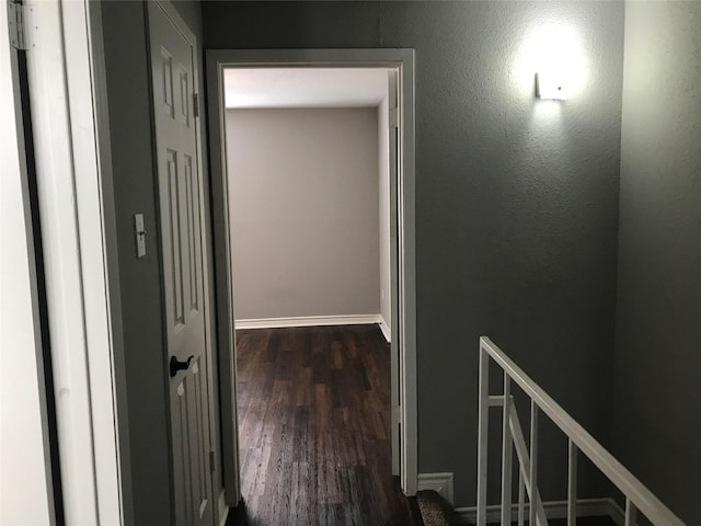 5625 Antoine Dr Unit 903, Houston, TX 77091 - corridor with dark wood-type flooring and baseboards
