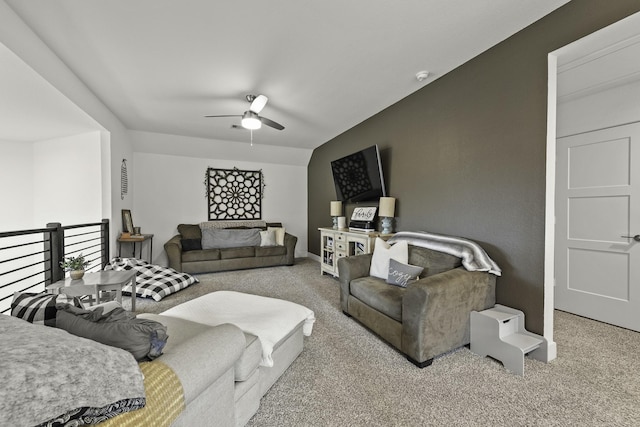 10009 Gray Jay Ct, Conroe, TX 77384 - carpeted living room with a ceiling fan
