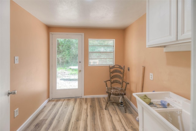 141 Bessie Davis Rd, Livingston, TX 77351 - doorway featuring light wood finished floors