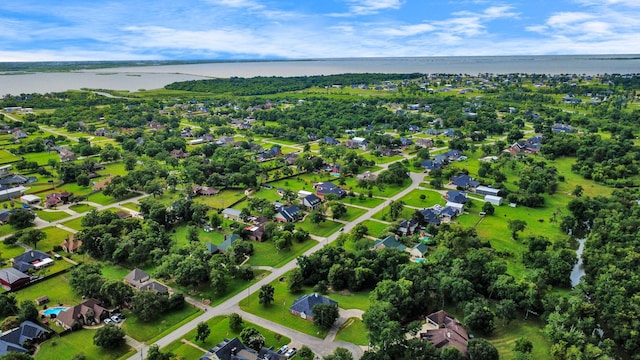 5874 Natchez Trce, Baytown, TX 77523 - aerial view of property and surrounding area featuring a large body of water