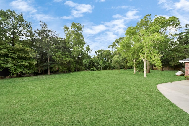 5874 Natchez Trce, Baytown, TX 77523 - view of grassy yard