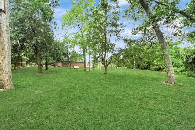 5874 Natchez Trce, Baytown, TX 77523 - view of grassy yard