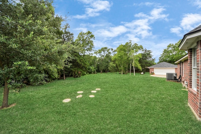 5874 Natchez Trce, Baytown, TX 77523 - view of grassy yard