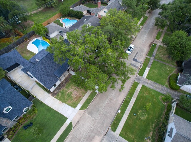 7710 Meadowvale Dr, Houston, TX 77063 - aerial view of a pool