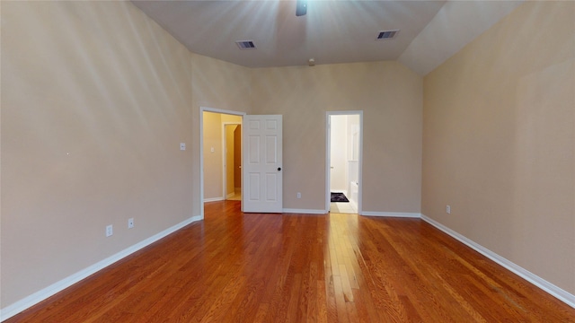 19943 Silver Rock Dr, Katy, TX 77449 - spare room with light wood-type flooring and high vaulted ceiling