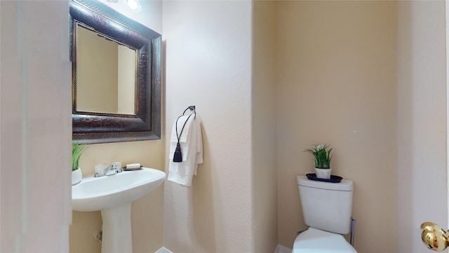 19943 Silver Rock Dr, Katy, TX 77449 - half bath with toilet and a sink