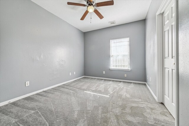 4340 Phlox St A/B, Unit A/B Houston, TX 77051 - unfurnished room featuring ceiling fan and carpet flooring