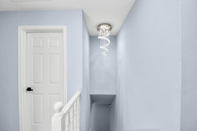 4211 Royal Manor Dr, Pasadena, TX 77505 - hall with a chandelier