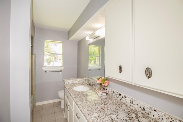 13329 24th St, Santa Fe, TX 77510 - full bath with vanity, tile patterned floors, plenty of natural light, and shower / bathtub combination