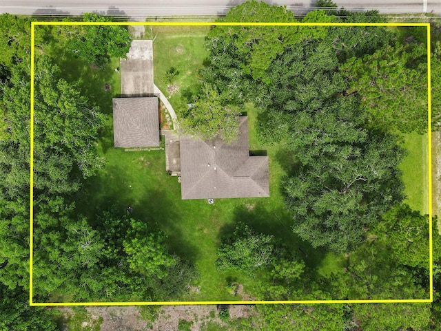 13329 24th St, Santa Fe, TX 77510 - aerial view of property and surrounding area with property parcel outlined