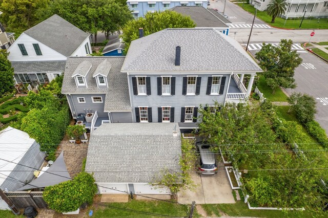 607 11th St, Galveston, TX 77550 - view from above of property