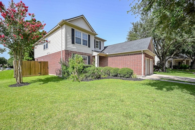 28503 Cece Glen Ct, Spring, TX 77386 - view of front of property with brick siding, an attached garage, and driveway