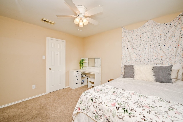 28503 Cece Glen Ct, Spring, TX 77386 - bedroom featuring light colored carpet and ceiling fan
