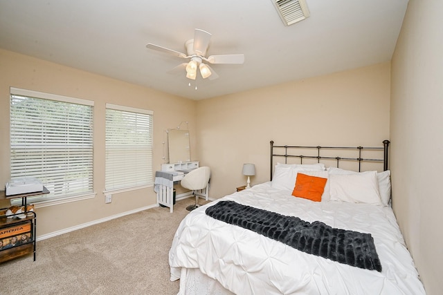 28503 Cece Glen Ct, Spring, TX 77386 - bedroom featuring carpet floors and ceiling fan