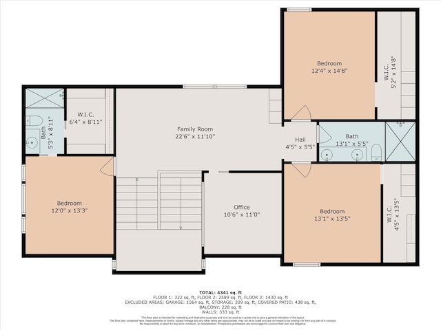 2019 Du Barry Ln, Houston, TX 77018 - view of floor plan / room layout