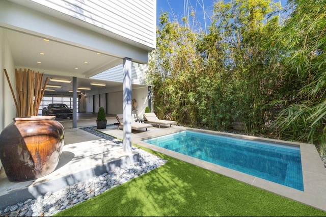 2019 Du Barry Ln, Houston, TX 77018 - swimming pool featuring a patio area